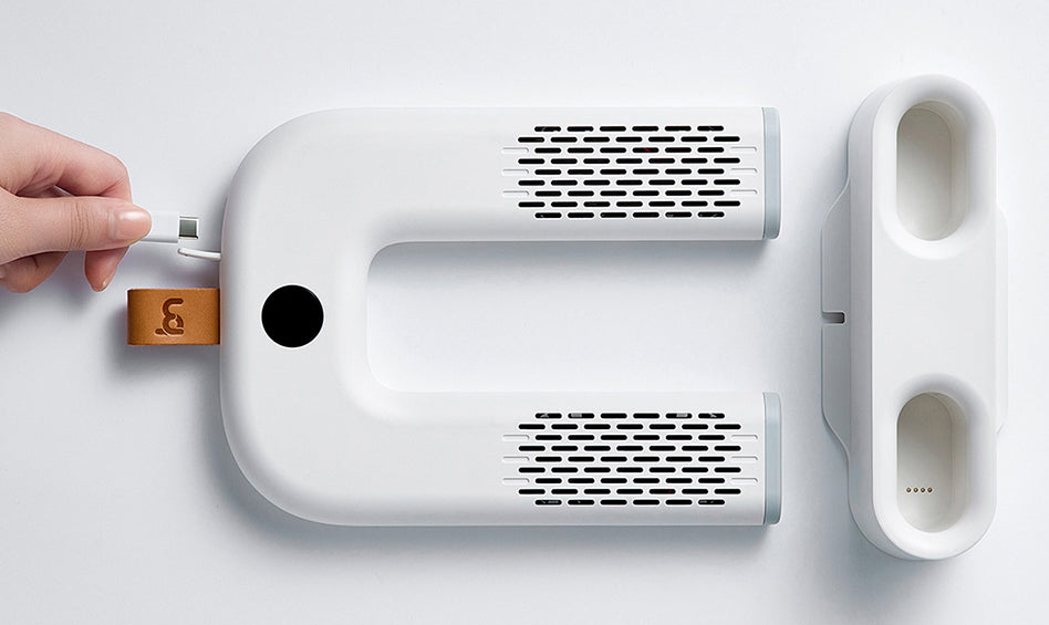 BreezeCare – Der neue Premium Schuherfrischer & Trockner, kabellos und elektrisch