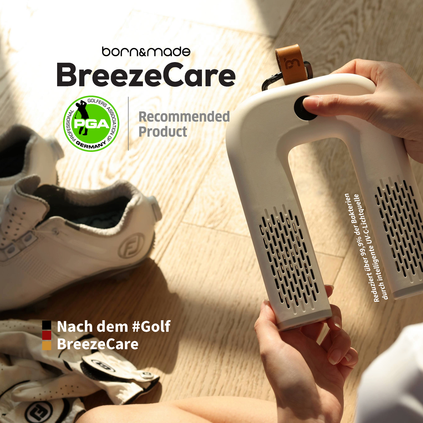 BreezeCare – Der neue Premium Schuherfrischer & Trockner, kabellos und elektrisch