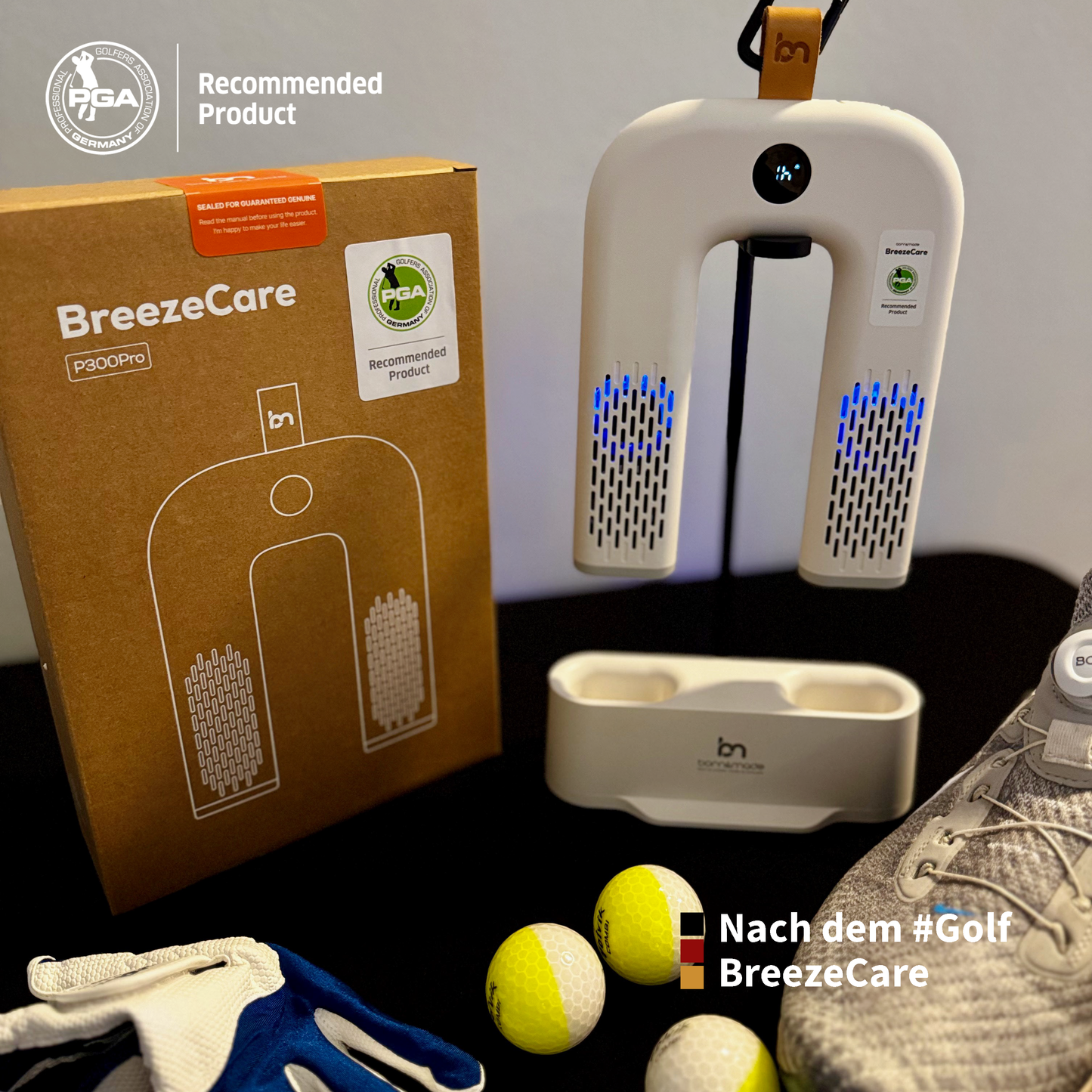 BreezeCare – Der neue Premium Schuherfrischer & Trockner, kabellos und elektrisch